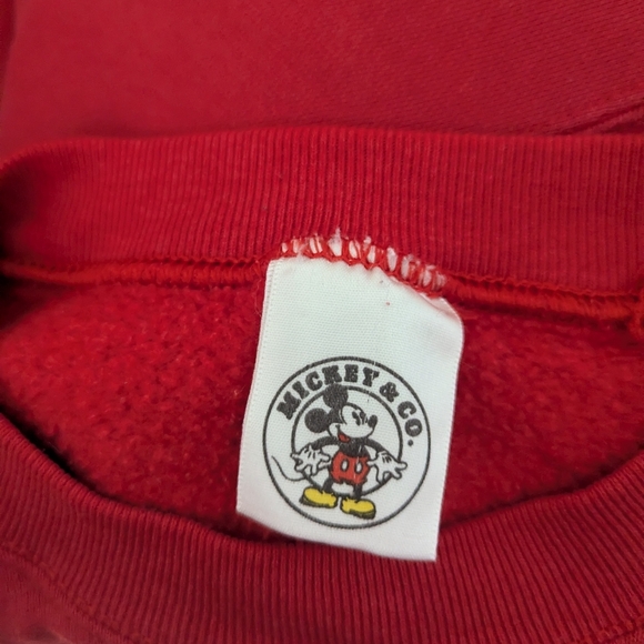 Vintage 1990s Walt Disney Mickey & Co. Mickey Minnie Mouse Crewneck Size Large - Picture 7 of 7